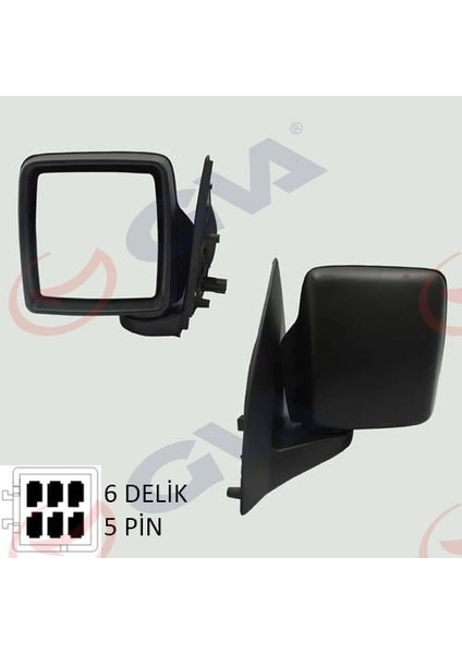 Dış Dikiz Aynası Sol Combo C 01 Elektrikli Isıtmalı Konveks 5 Fiş VM-965EHL