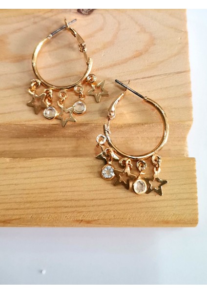 Renkli Şekilli Tarz Küpe