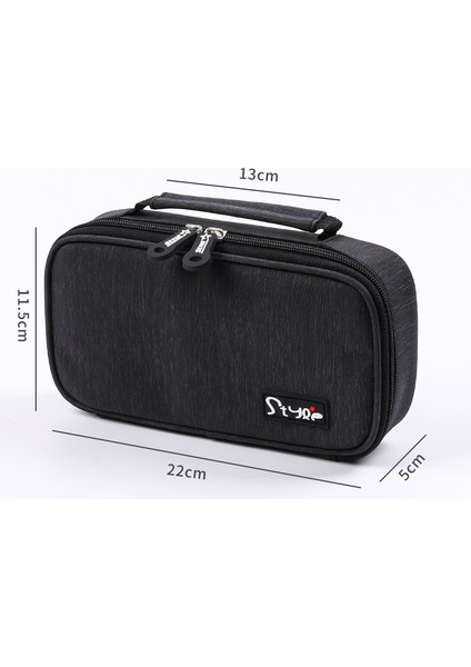 Çok Fonksiyonlu Büyük Kapasiteli Kalem Kutusu Kırtasiye Taşınabilir Basit Ins Ilkokul ve Ortaokul Öğrencileri Için Kırtasiye Kutusu (Yurt Dışından)