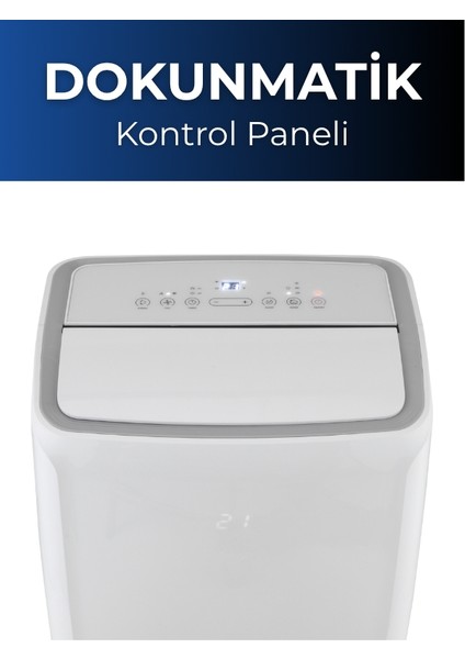 14.000BTU Isıtma & Soğutma Özellikli Taşınabilir Portatif Mobil Klima indirimleri