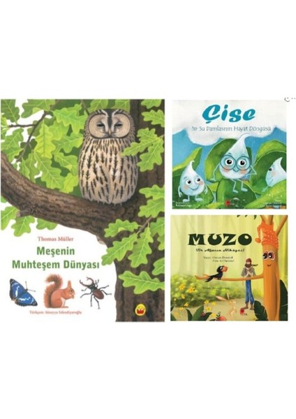 Set Meşenin Muhteşem Dünyası - Çise: Bir Su Damlasının Hayat Döngüsü Muzo Hikaye Hediye fiyatları