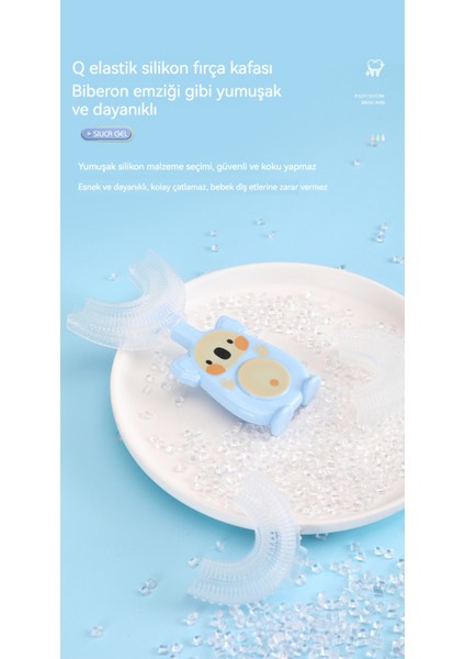 Çocuk Ağız Temizleme Silikon U-Manuel Bebek Bebek Diş Fırçası (Yurt Dışından) fırsatları