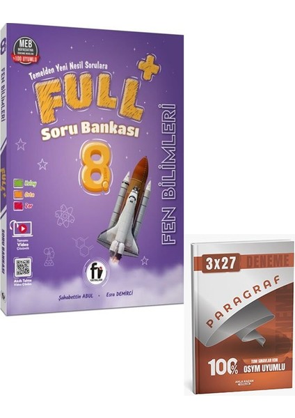 Fi 2026 8. Sınıf Fen Bilimleri Full Soru Bankası+Anla Kazan Paragraf