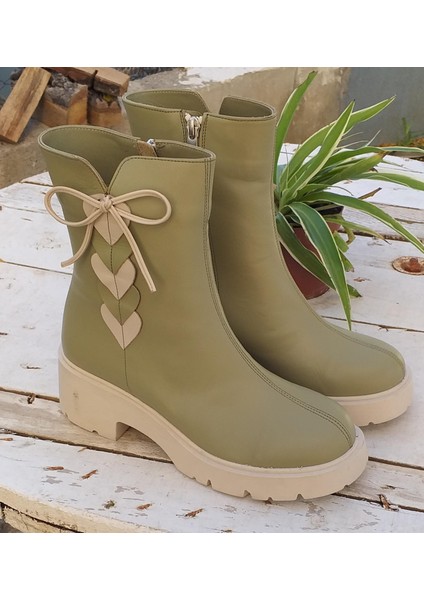 Nish N24120 Combincolor Kadın Hakiki Deri Günlük Bot indirimleri