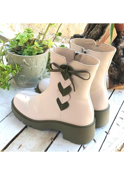 Nish N24120 Combincolor Kadın Deri Günlük Bot