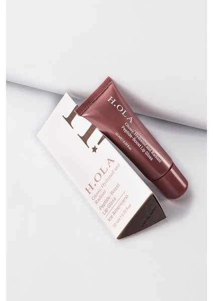 Lip Gloss | Dudak Parlatıcısı | Kalıcı, Yüksek Pigmentli | Peptide-Boost | Ice Americano modelleri
