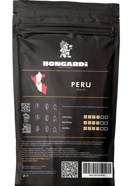 Kenya Peru Honduras Mexico Daily Blend Kahve Seti 5 x 200 gr(Çekirdek Veya Öğütülmüş Seçileblir)