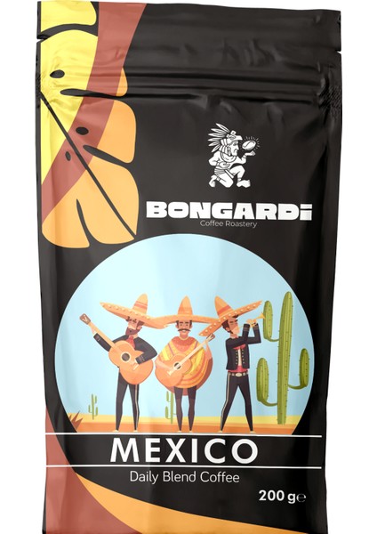 Kenya Peru Honduras Mexico Daily Blend Kahve Seti 5 x 200 gr(Çekirdek Veya Öğütülmüş Seçileblir)