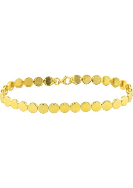 14 Ayar Altın Tasarım Bileklik - 0183985