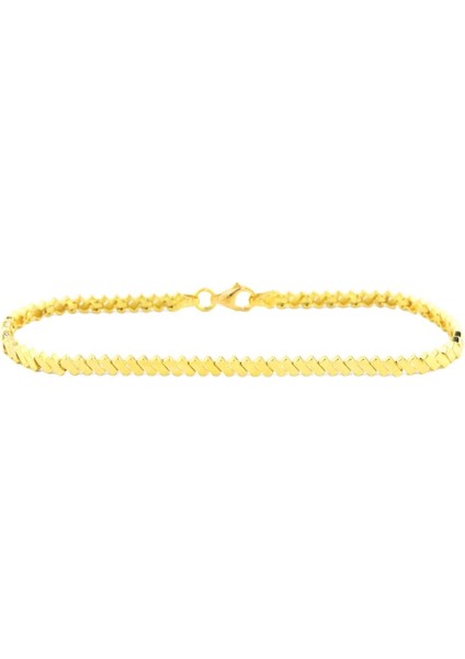 14 Ayar Altın Tasarım Bileklik