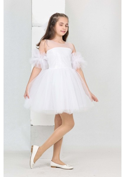 Kız Çocuk Abiye Mezuniyet Elbisesi