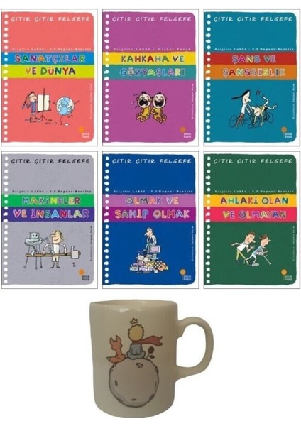 Çıtır Çıtır Felsefe Set 2 - 6 Kitap + Küçük Prens Kupa