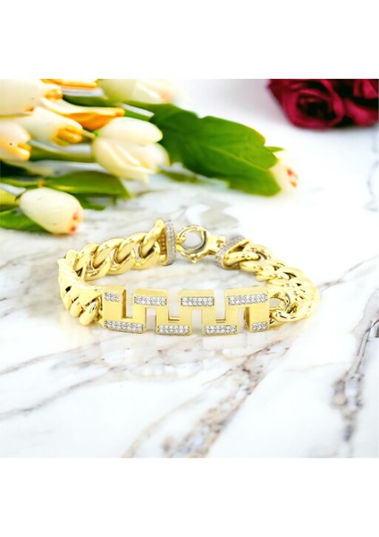 14 Ayar Altın Tasarım Bileklik - 0175740 fiyatları