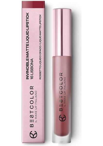 Invincible Matte Liquid 16 Lizbon Likit Ruj 4ml