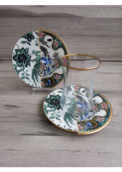12 Parça 6 Kişilik Çay Seti Takımı Seremony Serisi