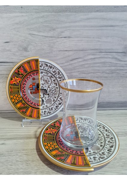 12 Parça 6 Kişilik Çay Seti Takımı Winston Serisi