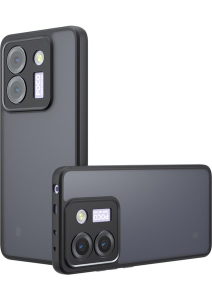 Xiaomi Poco M7 Pro 5g Kılıf Düşmeye Dayanıklı Tpu+Pc Mat Arka Telefon Kılıfı (Yurt Dışından)