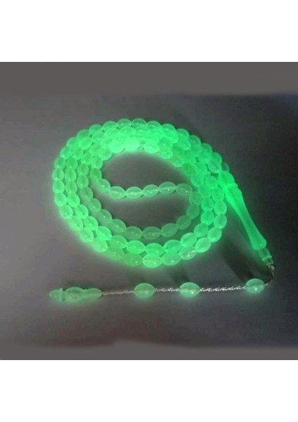 Sistemli Karanlıkta Parlayan 99'lu Zikir Tesbihi Fosforlu Tespih