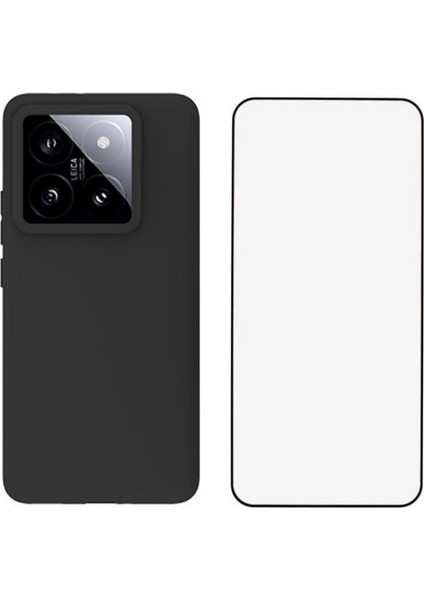 Wanlonfeng Ms Serisi Xiaomi 14T Pro Tpu Kılıf Mat Kapak Ekran Filmi (Büyük Lens Deliği) (Yurt Dışından)