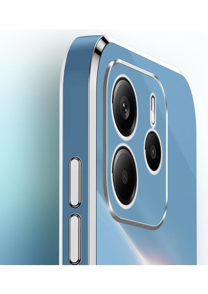 Xınlı Xiaomi Redmi Note 14 5g Kılıf Halka Kickstand Elektrokaplama Tpu Telefon Kılıfı-Beyaz (Yurt Dışından) indirimleri