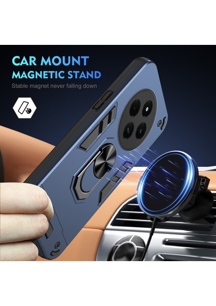 Xiaomi Redmi A4 5g Kılıf Pc+Tpu Drop Defend Telefon Kılıfı Halkalı Ayaklık-Mavi (Yurt Dışından) fiyatları