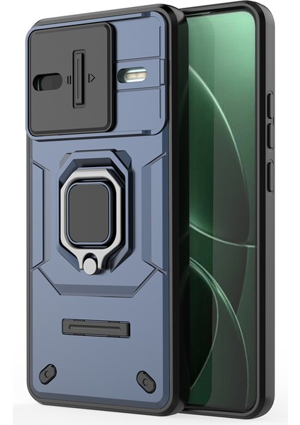 Xiaomi Poco F7 Pro 5g/redmi K80 5g Kılıf Pc+Tpu Kickstand Telefon Koruyucu Lens Kapağı-Mavi (Yurt Dışından) fırsatları