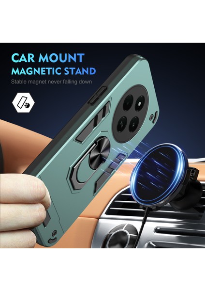 Xiaomi Redmi A4 5g Kılıf Pc+Tpu Drop Defend Telefon Kılıfı Halkalı Kickstand-Yeşil (Yurt Dışından) fiyatları