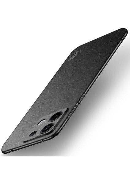 Mofı Shield Mat Serisi Xiaomi Redmi Note 13 Pro 4g/poco M6 Pro 4g Kılıf Sert Pc Telefon Kılıfı-Siyah (Yurt Dışından)