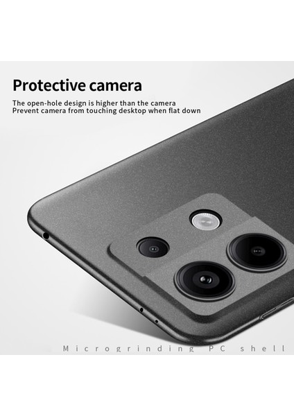 Mofı Shield Mat Serisi Xiaomi Redmi Note 13 Pro 4g/poco M6 Pro 4g Kılıf Sert Pc Telefon Kılıfı-Siyah (Yurt Dışından) fırsatları