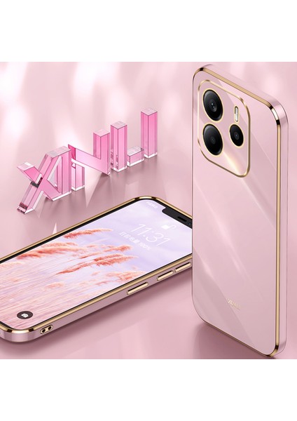 Xınlı Xiaomi Redmi Note 14 5g Kılıf Tpu Telefon Kılıfı Galvanik Çerçeveli-Camgöbeği (Yurt Dışından) fırsatları