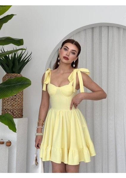 Vero Omuz Bağlamalı Elbise modelleri