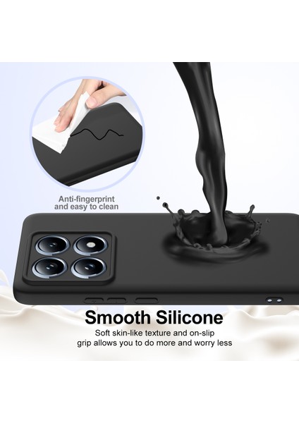 Xiaomi 14T Pro Kılıfı Magsafe Anti-Düşme Sıvı Silikon Telefon Kılıfı ile Uyumlu-Siyah (Yurt Dışından) indirimleri