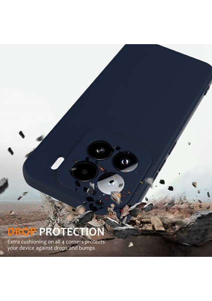 Xiaomi 15 Kılıfı Magsafe Sıvı Silikon Telefon Kılıfı ile Uyumludur - Kordonlu - Koyu Mavi (Yurt Dışından) modelleri