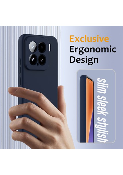 Xiaomi 15 Kılıfı Magsafe Sıvı Silikon Telefon Kılıfı ile Uyumludur - Kordonlu - Koyu Mavi (Yurt Dışından) indirimleri