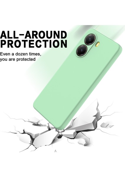 Xiaomi Redmi Turbo 4 5g/xiaomi Poco X7 Pro 5g Sıvı Silikon Kılıf Telefon Arka Kapağı El Kayışı Ile-Yeşil (Yurt Dışından) indirimleri