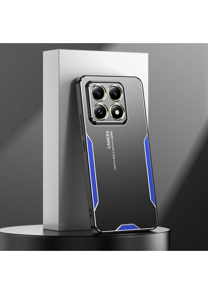 Xiaomi 14T Pro Telefon Kılıfı Alüminyum Alaşımlı Tpu Pc Arka Kapak-Mavi (Yurt Dışından) indirimleri