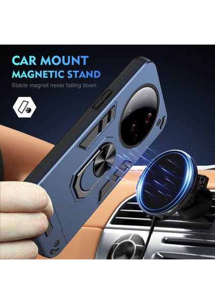 Xiaomi 15 Ultra Kılıf Pc+Tpu Drop Defend Telefon Kılıfı Halkalı Ayaklık-Mavi (Yurt Dışından) fiyatları