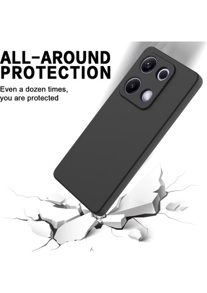 Xiaomi Redmi Note 14S 4g Sıvı Silikon Kılıf Telefon Arka Kapağı El Kayışı Ile-Siyah (Yurt Dışından) indirimleri