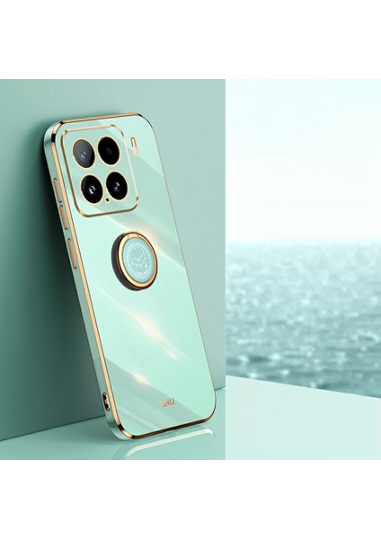 Xınlı Xiaomi 15 Kılıf Halka Kickstand Elektrokaplama Tpu Telefon Kılıfı-Camgöbeği (Yurt Dışından) fiyatları
