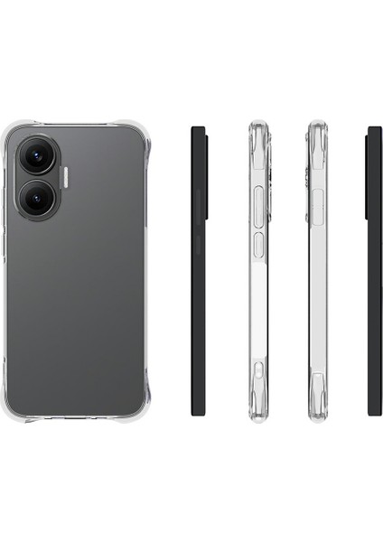 Xiaomi Poco F7 5G/Redmi Turbo 4 Pro 5G TPU Telefon Kılıfı Kaymaz Şeffaf Cep Telefonu Kılıfı (Yurt Dışından) indirimleri