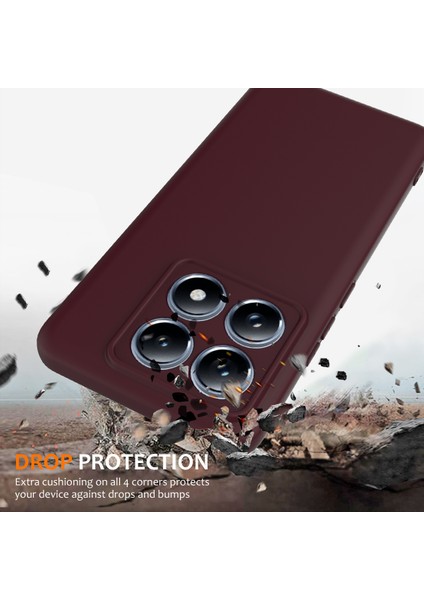 Xiaomi 14T Pro Kılıfı Magsafe Anti-Düşme Sıvı Silikon Telefon Kılıfı ile Uyumlu-Şarap Kırmızısı (Yurt Dışından) fiyatları