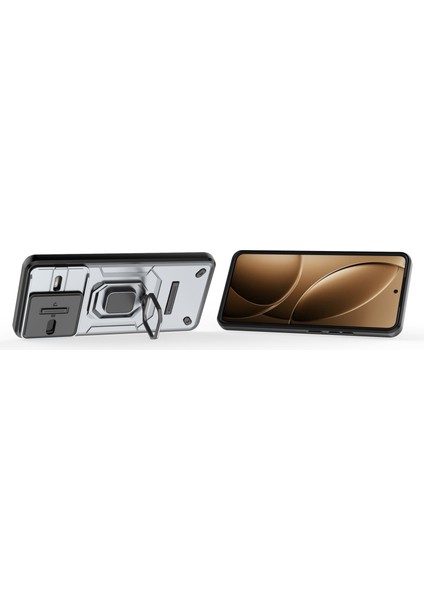 Xiaomi Poco F7 Ultra 5g/redmi K80 Pro 5g Kılıf Pc+Tpu Kickstand Telefon Koruyucu Lens Kapağı Ile-Gri (Yurt Dışından) indirimleri