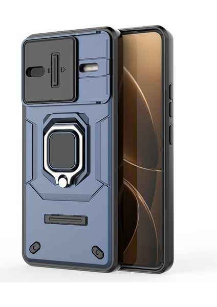 Xiaomi Poco F7 Ultra 5g/redmi K80 Pro 5g Kılıf Pc+Tpu Kickstand Telefon Koruyucu Lens Kapağı-Mavi (Yurt Dışından) fırsatları