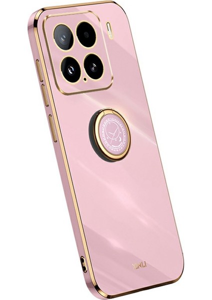 Xınlı Xiaomi 15 Kılıf Halka Ayaklı Elektrokaplama Tpu Telefon Kılıfı-Mor (Yurt Dışından)