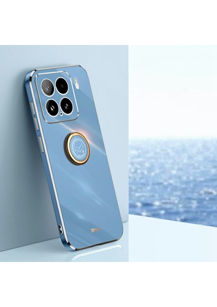 Xınlı Xiaomi 15 Kılıf Halka Ayaklı Elektrokaplama Tpu Telefon Kılıfı-Mavi (Yurt Dışından) fiyatları