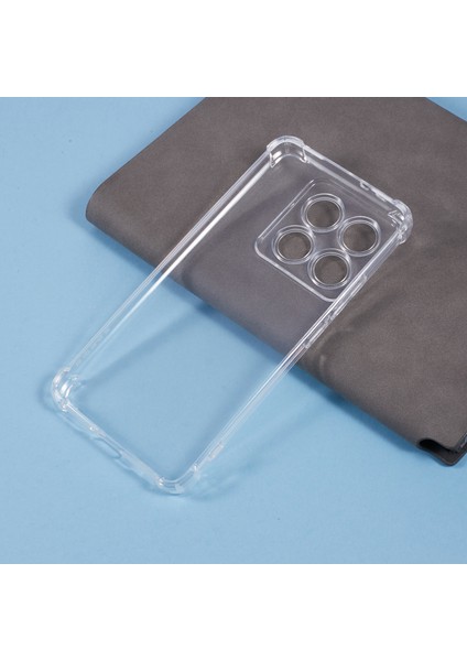 Xiaomi 14T Pro Telefon Kılıfı Için Güçlendirilmiş Dört Köşe Düşmeye Karşı Şeffaf Tpu Kapak (Yurt Dışından) modelleri