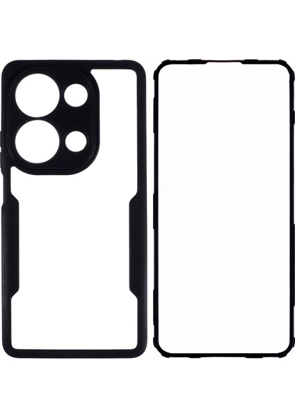 Xiaomi Redmi Note 13 Pro 4g/poco M6 Pro 4g Kılıf Darbeye Dayanıklı Telefon Kabuğu Dahili Ekran Koruyucu, Siyah (Yurt Dışından) fiyatları
