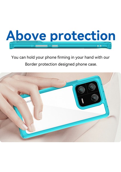 Xiaomi 13 Pro 5g Kılıf Tpu+Akrilik Koruyucu Şeffaf Telefon Kılıfı-Şeffaf Mavi (Yurt Dışından) indirimleri