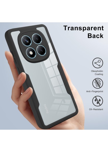 Xiaomi Redmi Note 14 Pro 4G Kılıf Akrilik+TPU Şeffaf Telefon Kılıfı PET Ekran Filmi-Mavi (Yurt Dışından) indirimleri