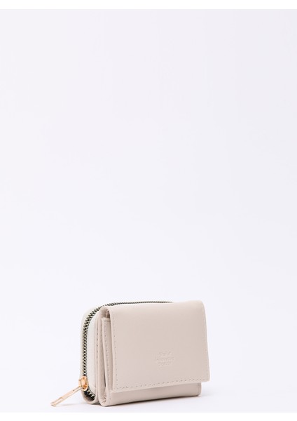 Krem SHK177 Suni Deri 8 Bölmeli, Kartlık, Kağıt ve Bozuk Para Bölmeli Çıtçıtlı Cüzdan fiyatları